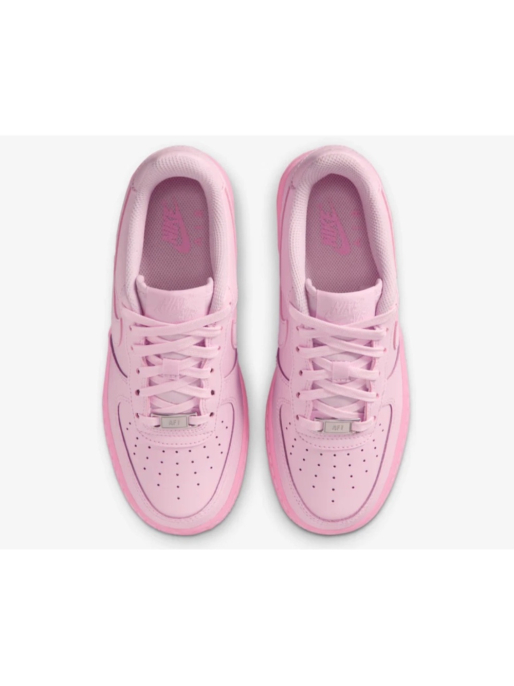 Nike Air Force 1 LV8 Shoes Pink Foam Pink Rise Big Kids (GS) Sizes Brand new - Picture 4 of 7